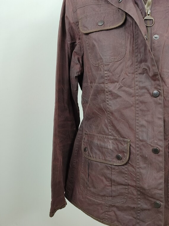 Barbour Brown women's short jacket Utility Medium… - image 9