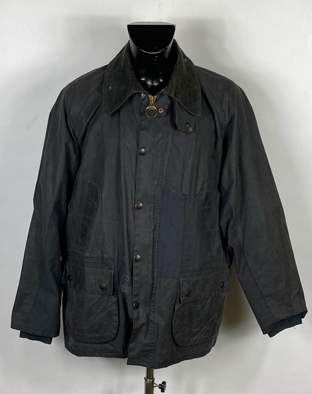 Barbour Vintage Men's Jacket Bedale Blue C48/122 CM XL - Etsy