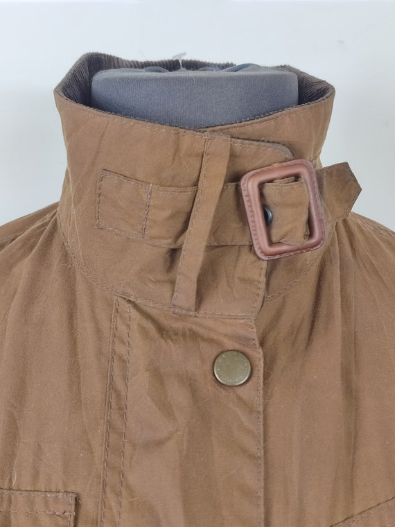 Barbour women's beige short jacket Wax Internatio… - image 3