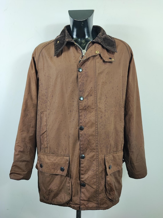 Buy Barbour Jacket Beaufort Beige Vintage C48/122 Cm Dark Beige 