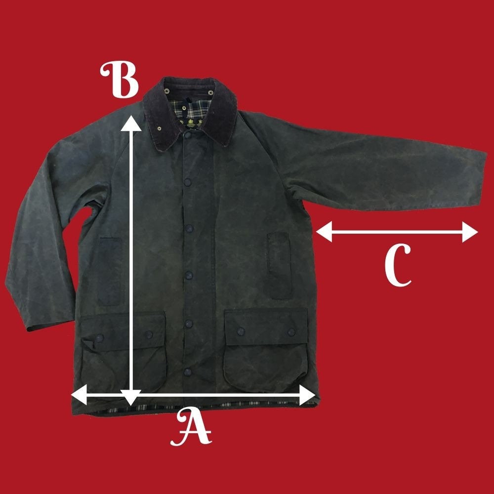 Barbour Burghley Waxed C42 Green - Rare and Vintage Wax