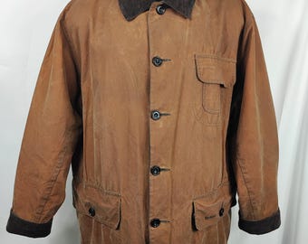 Barbour Men's Barn Jacket Beige XXL - Man Barn Wax Beige Jacket size XXlarge