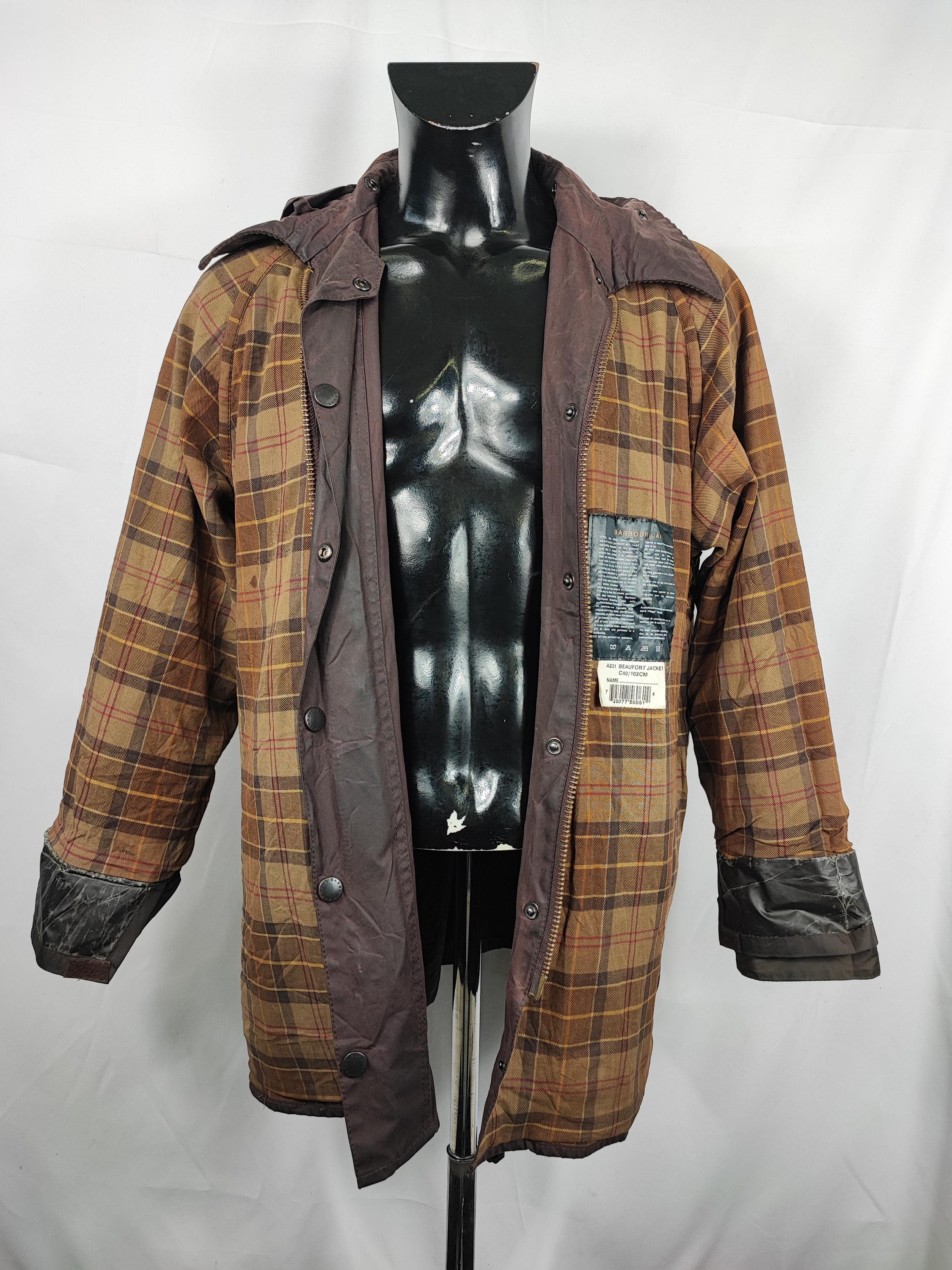 Barbour Beaufort waxed jacket C40 / 102 cm - Vintage Store