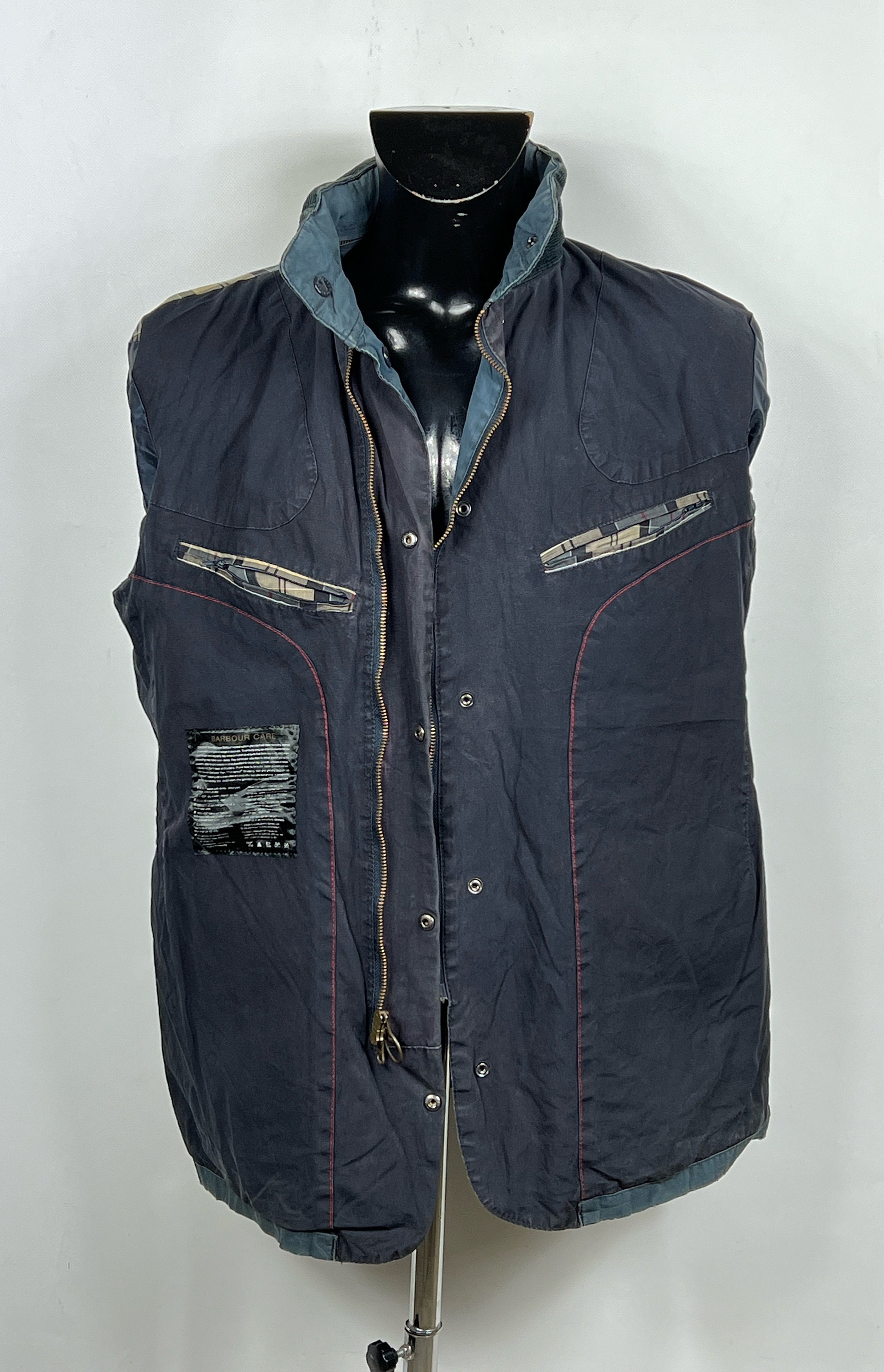 Sapper Jacket Barbour Tailored Sapper Jacket Blue XL Man Navy Wax Sapper Jacket Size ...