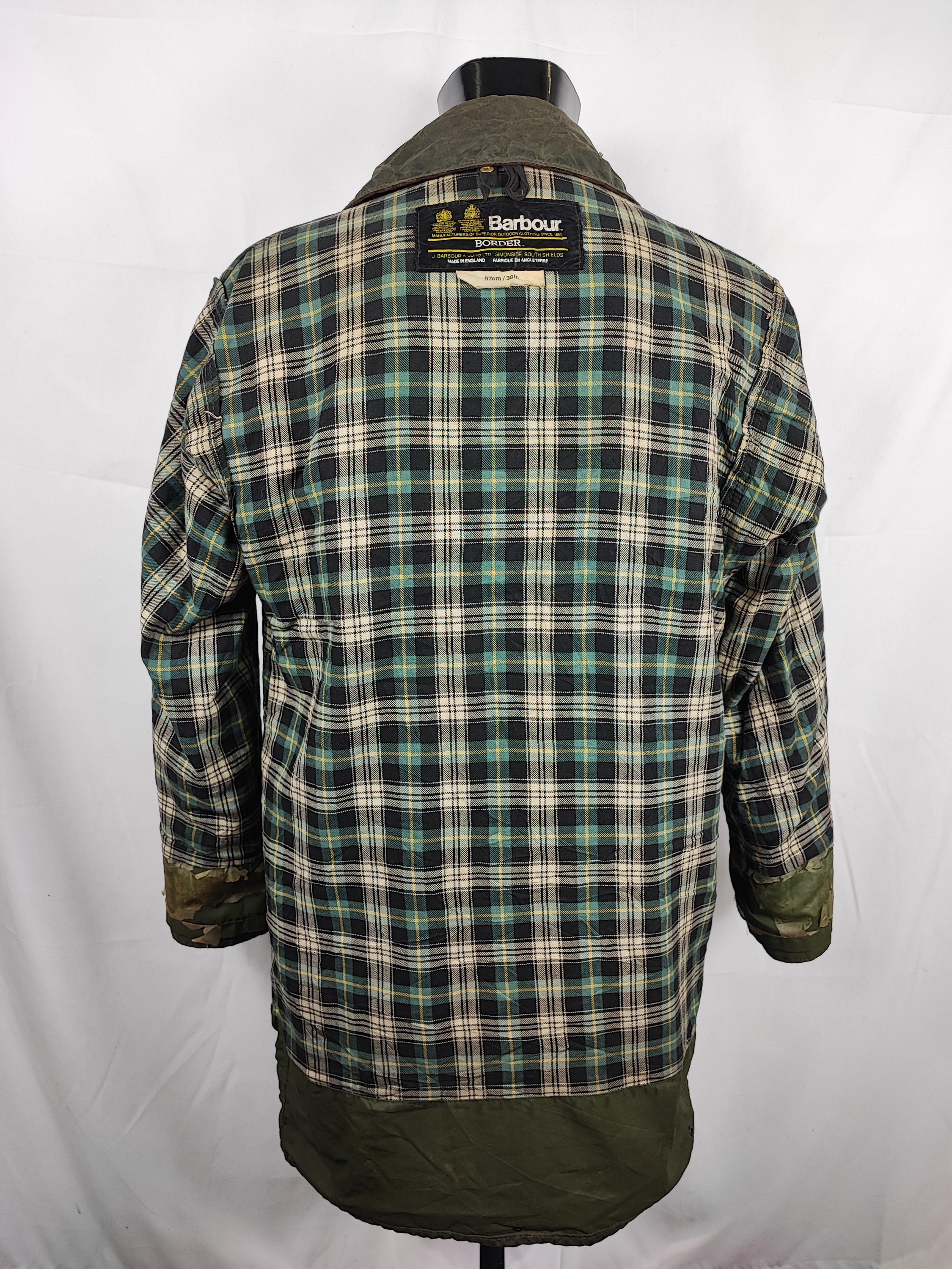 Barbour バブアー ワックスコート OS Border ボーダー MWX2089