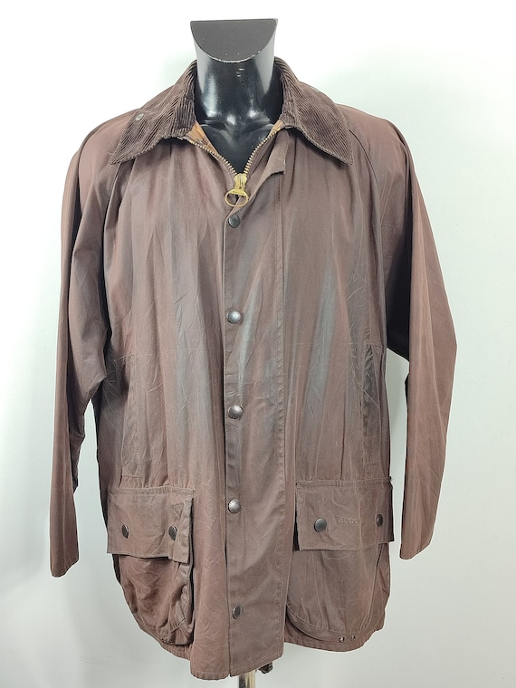Barbour Vintage brown Beaufort jacket C44/112 cm … - image 1