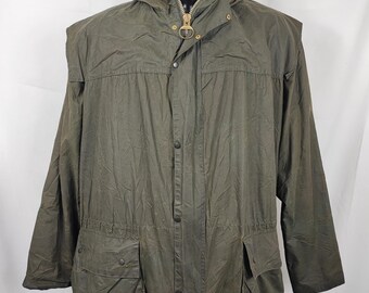 Barbour Classic Durham Green Hooded C48/122 cm Green Hooded waxed durham Size XXL