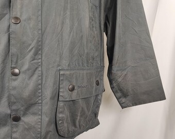 Barbour Beaufort Jacket Blue C48/122 Cm Navy Beaufort Waxed