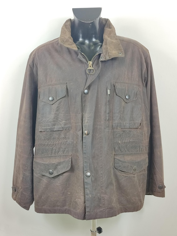 Barbour sapper jacket brown on sale