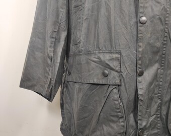 Barbour Border Blue Jacket Vintage Waxed C46/117 Cm - Navy Wax