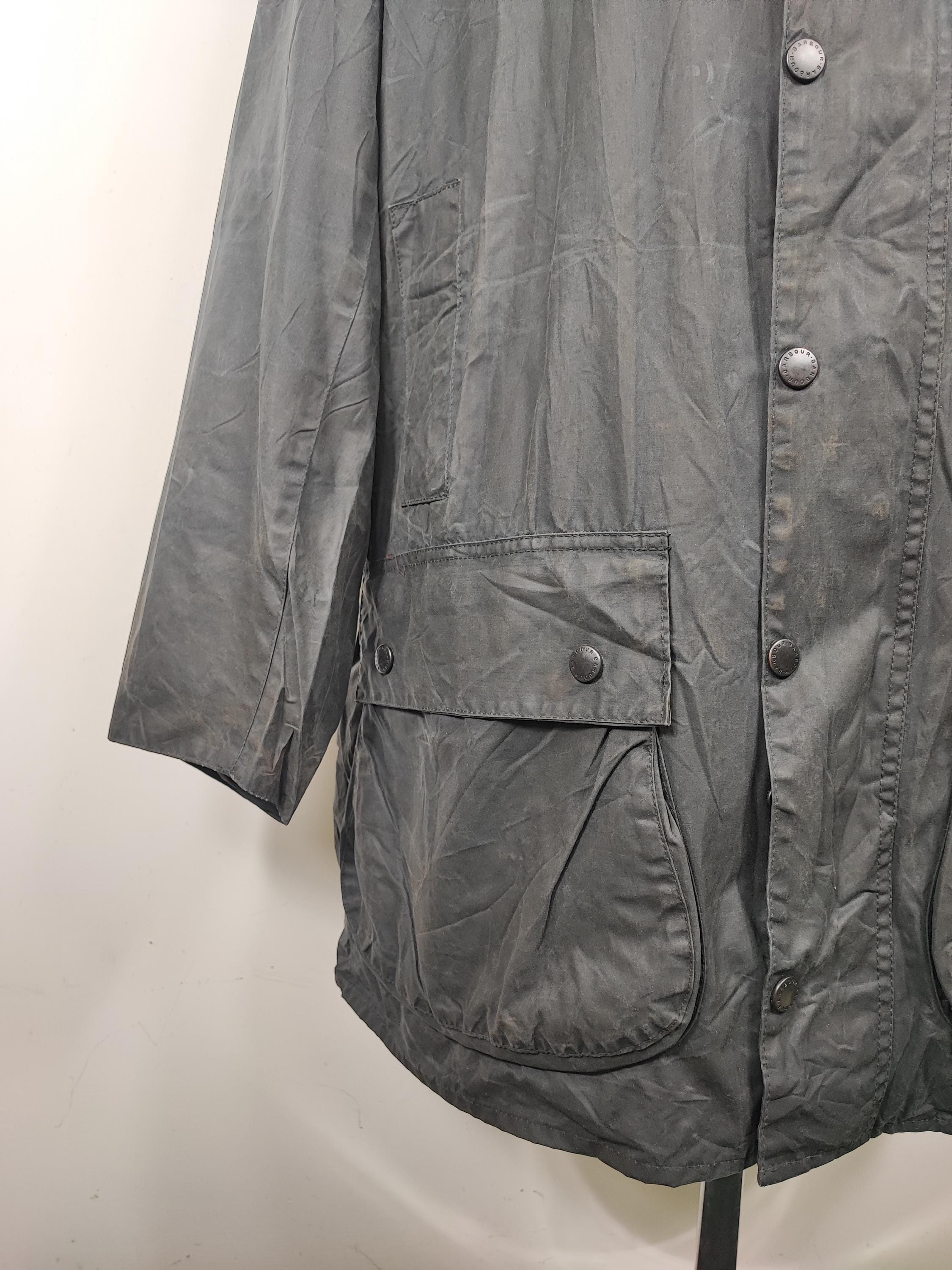 Barbour Border Blue Jacket Vintage Waxed C46/117 Cm - Navy Wax