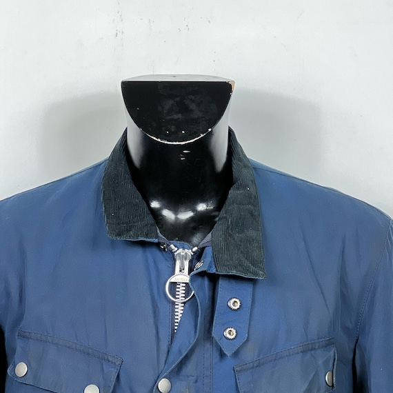 Barbour International Duke blue indigo jacket L- … - image 2