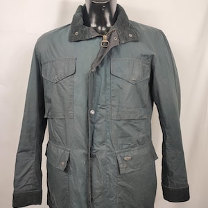 Barbour Tailored sapper jacket Blue Medium Man Navy Light Wax sapper jacket size Medium