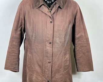 Vintage Barbour Beaufort Jacket C40 M 90s Wax Cotton Hunting Field