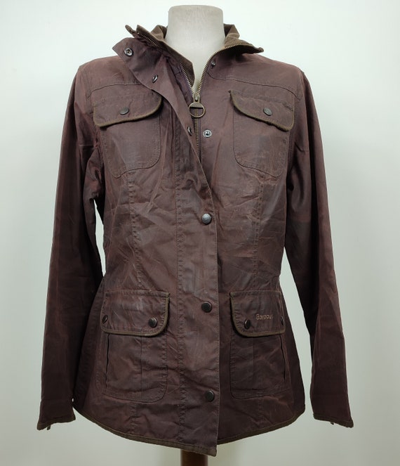 Barbour Brown women's short jacket Utility Medium… - image 1