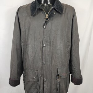 Barbour Fontainbleau Jacket Black C48/122 Cm - Man Black Waxed 