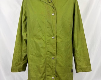Barbour Newmarket women's green jacket UK14 size. 44 Lady Green Summer Newmarket jacket Size Uk14