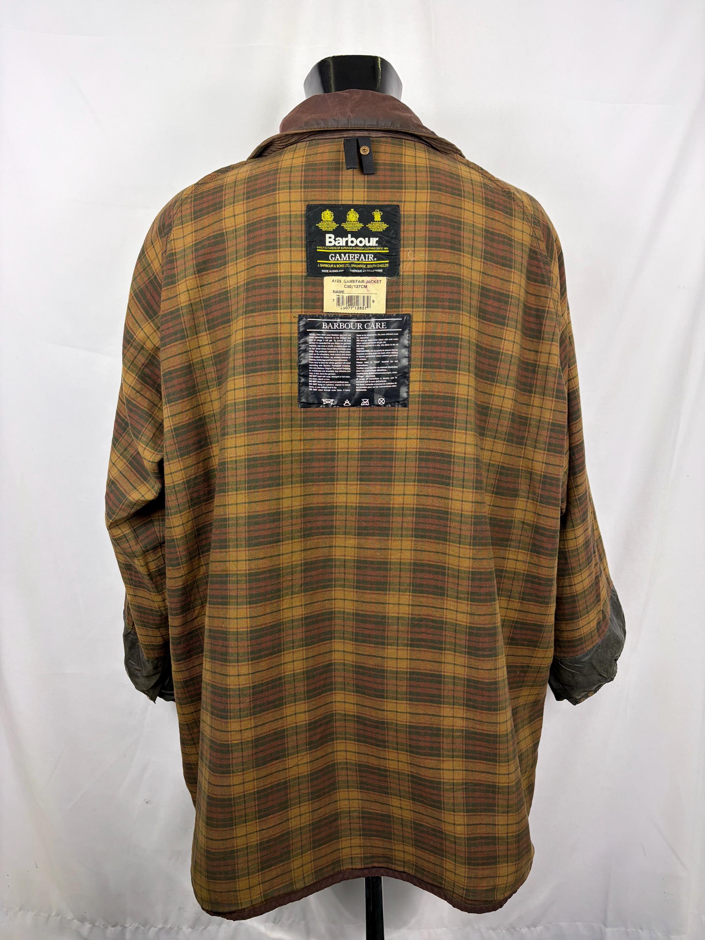Barbour Gamefair Brown Wax C50/127 Cm Man Vintage Brown Wax 