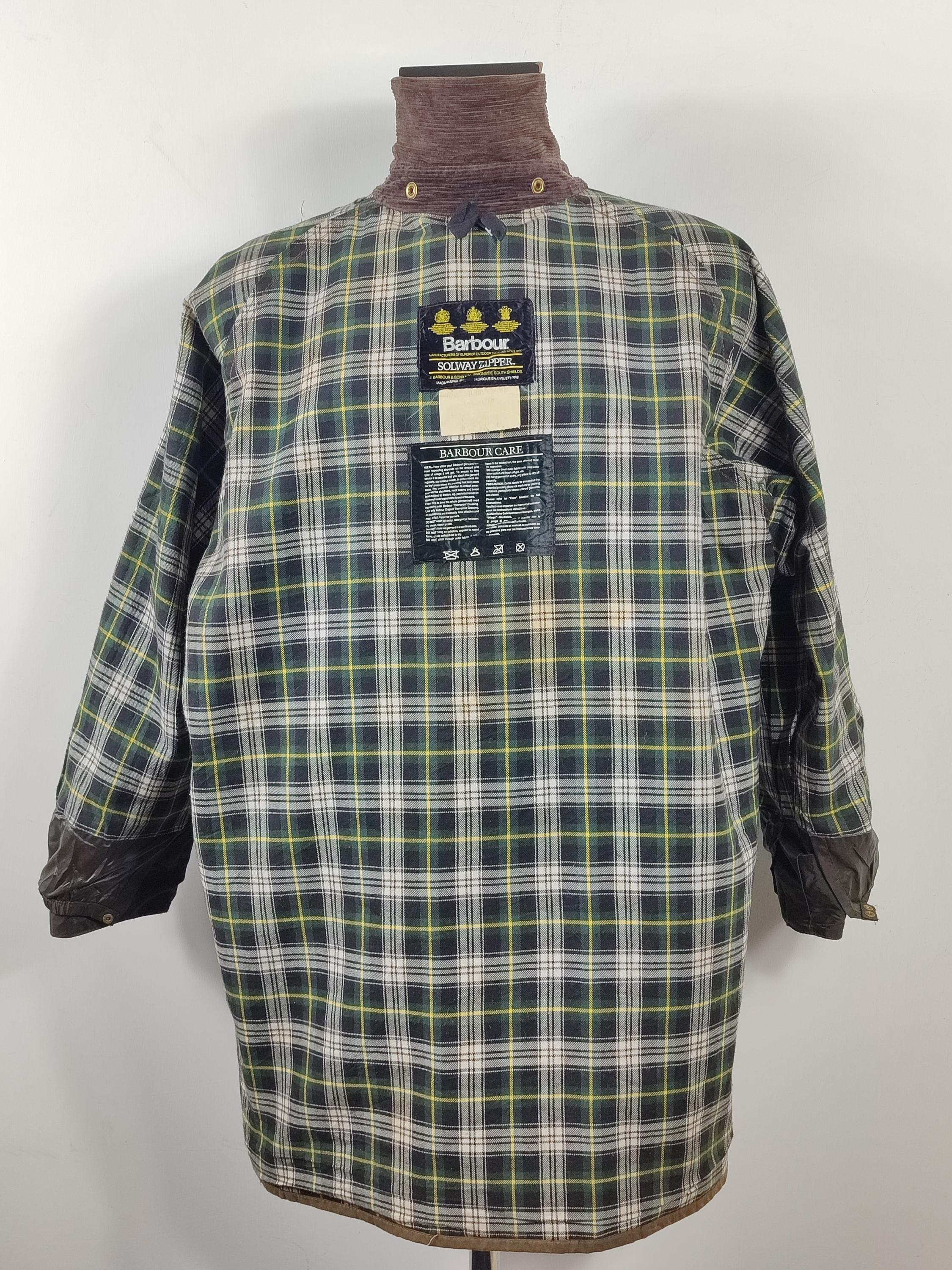 RARE Barbour Solway Zipper Waxed C46/117 Cm Xlarge- Man