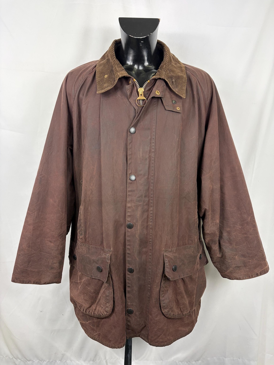 K*様 Barbour gamefair Barbour Gamefair Brown Wax C50/127 Cm Man Vintage Brown Wax