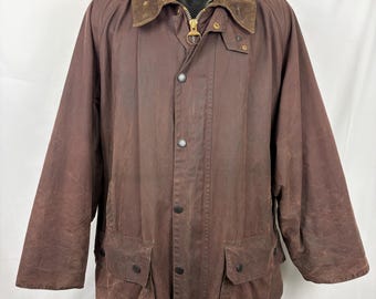 Barbour Gamefair Brown Wax C50/127 cm Man Vintage Brown Wax Gamefair Jacket c50 XXL