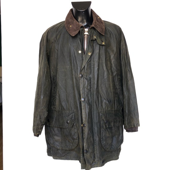 Men's barbour jacket gamefair vintage waxed c46/11