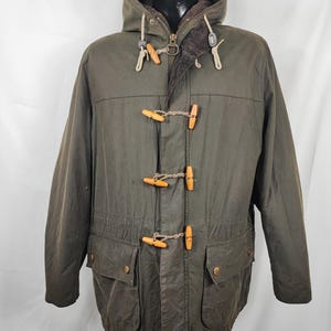 Barbour Green Kirkham Hooded Parka XLarge - Man Green Kirkham jacket size XL