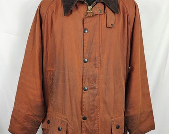 Barbour Beaufort Rust Jacket C48/122 cm Rust Classic Beaufort Jacket Size XL comfortable