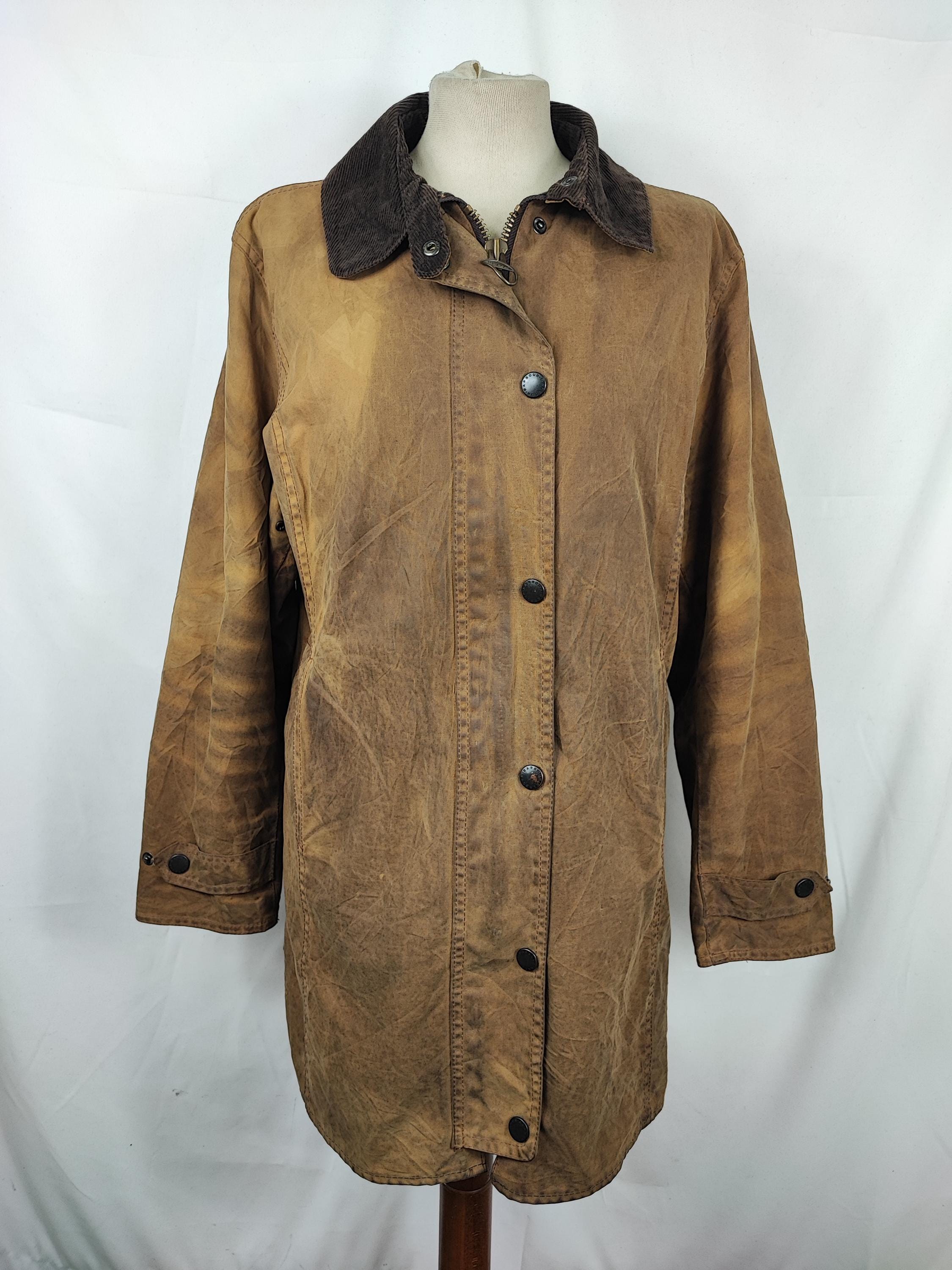 ジャケット・アウター vintage Barbour NEWMARKET wax coated Vintage Barbour Newmarket Wax Coated Men's Jacket - Classic