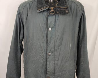 Blue Barbour Jacket for Land Rover Size XL Man Navy Jacket Barbour for Land Rover size XL