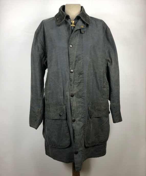 Vintage Men's Vintage Barbour Border Jacket Waxed