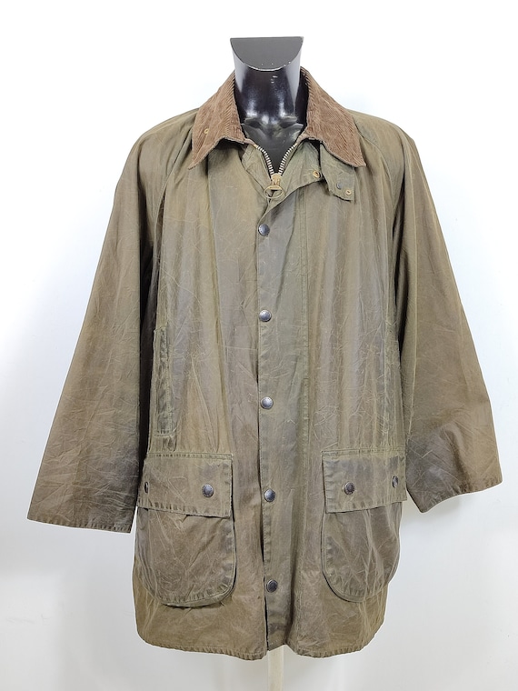 Barbour Gamefair Green C48/122 Cm Green Wax Vintage Gamefair