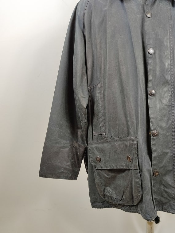 Barbour Beaufort jacket vintage blue C48/122 cm -… - image 9