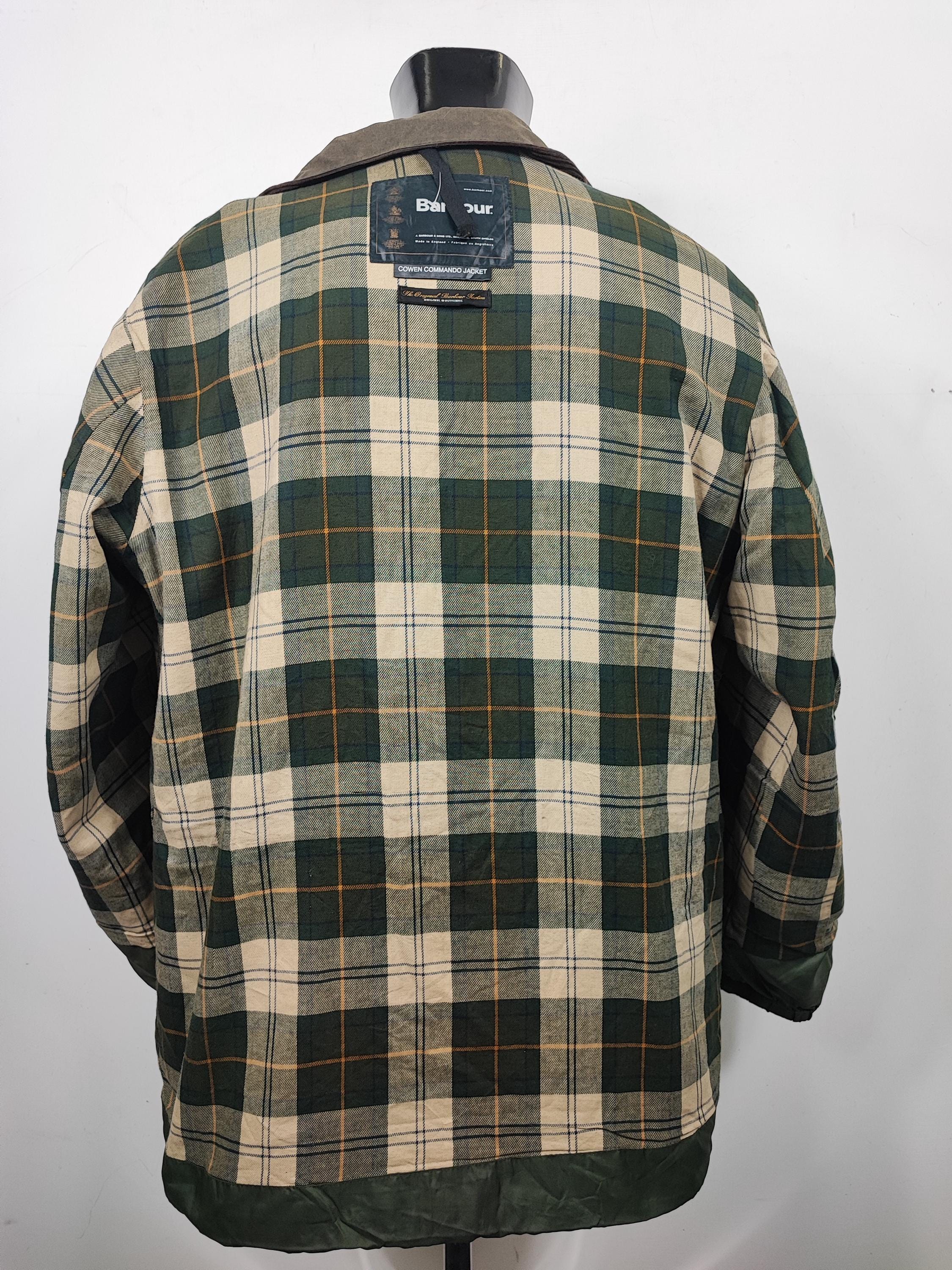 RARE Barbour Cowan Commando Jacket Green C44/112 Cm Green