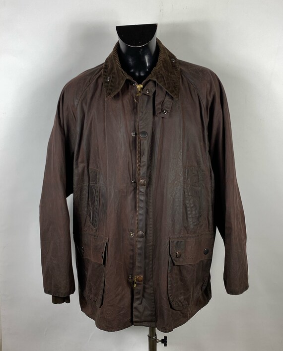 Barbour Jacket Bedale Man Vintage Brown C46 Bedale Waxed - Etsy