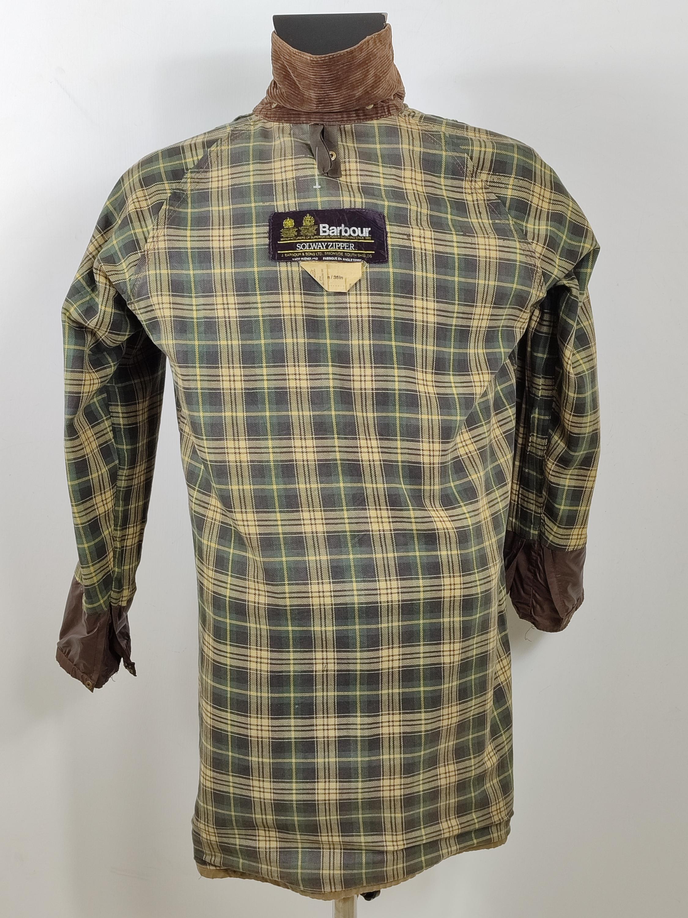 RARE Barbour Solway Zipper Waxed C36/91 Cm Small Man Vintage