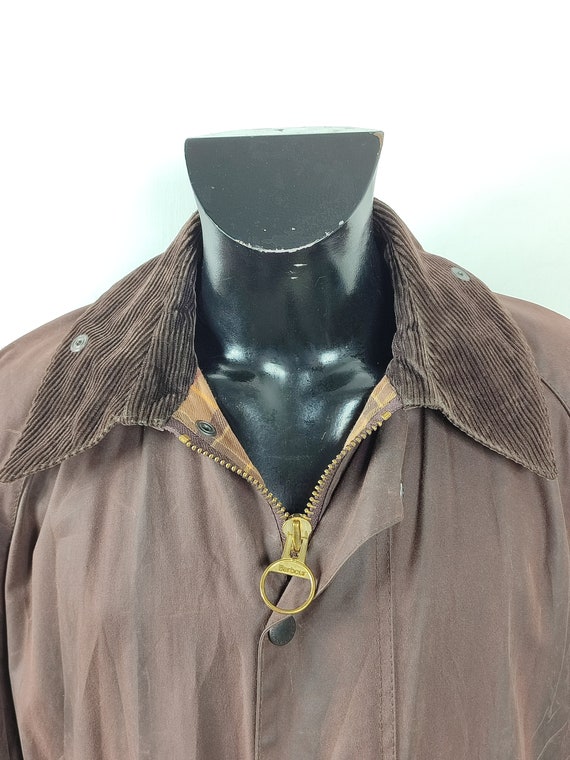 Barbour Vintage brown Beaufort jacket C44/112 cm … - image 7