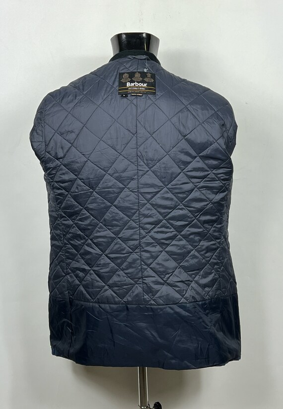 Barbour International Duke blue indigo jacket L- … - image 8