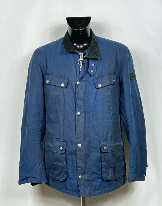 Barbour International Duke blue indigo jacket L- … - image 1