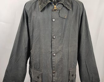 Barbour Beaufort jacket vintage blue C50/127 cm Navy Wax Vintage Beaufort jacket XXL