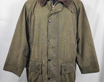 BARBOUR / Vintage Gamefair Jacket / Waxed Jacket / 2-crest