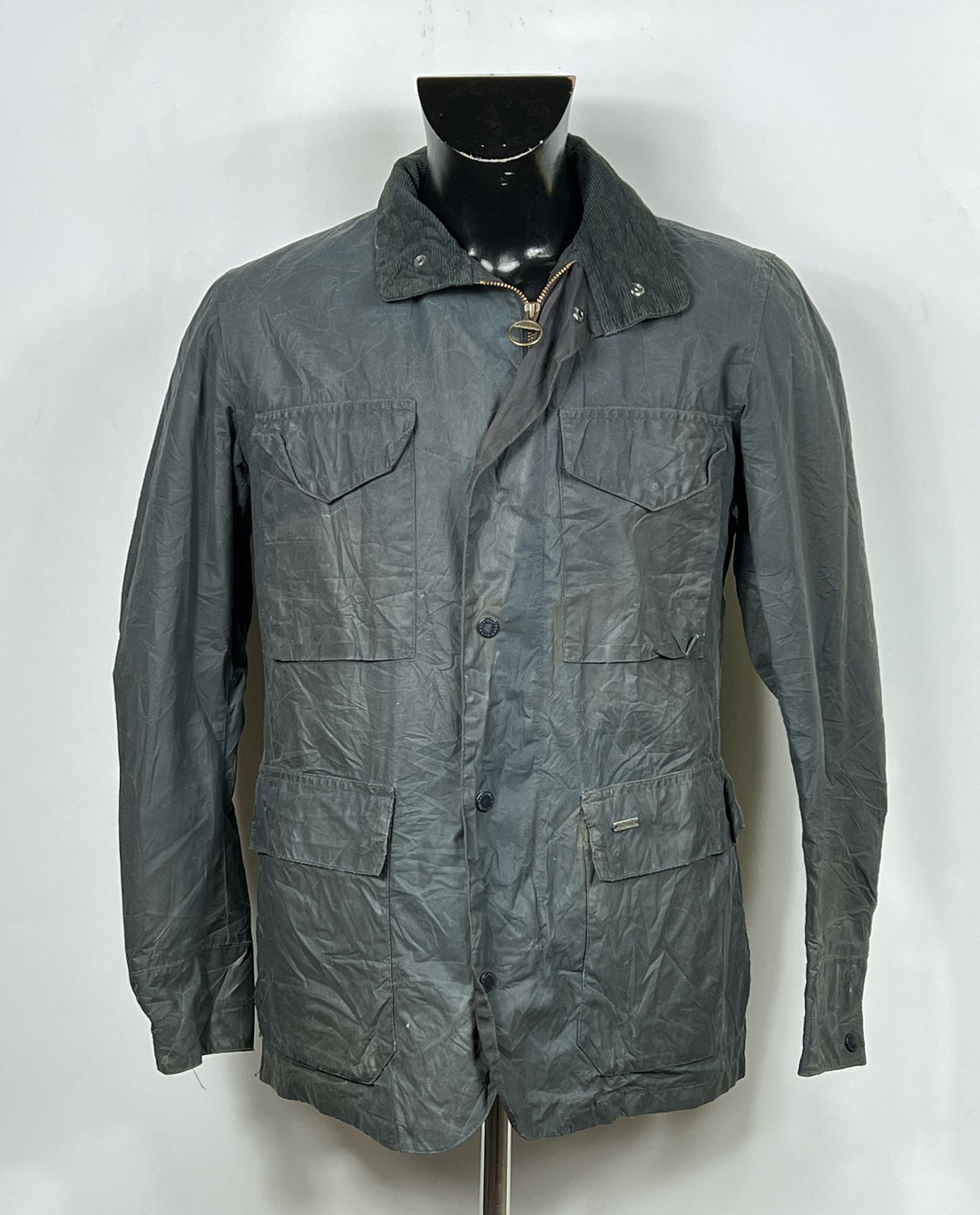 Barbour Blue Sapper Men s Jacket Medium Navy Light Sapper Wax Jacket Size M Etsy Canada