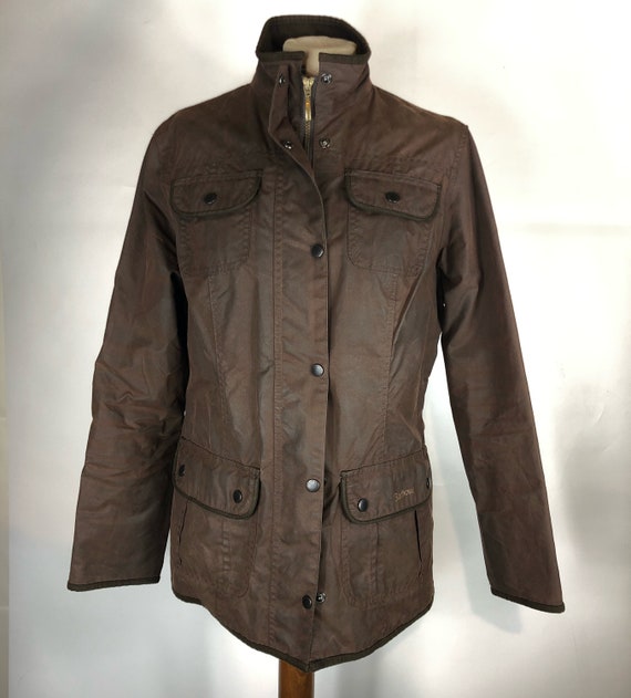Barbour Utility Wax jacket Brown UK14 Size 50 Brow