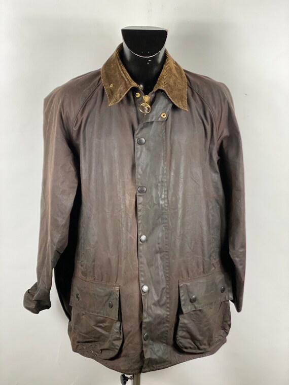 Barbour Giacca Beaufort Marrone Vintage 
