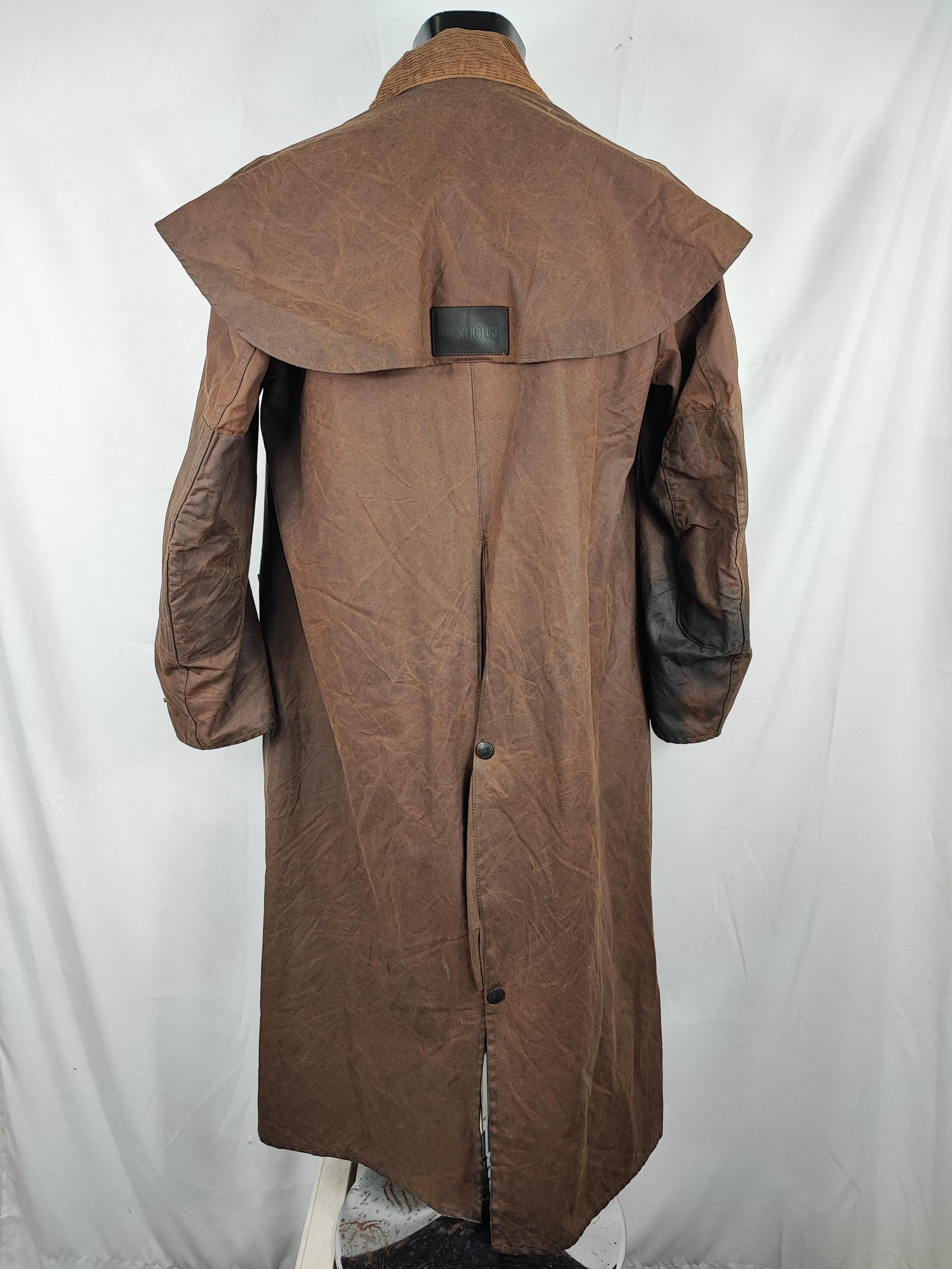 Backhouse Barbour Stockman Full Length Wax Coat New Forest