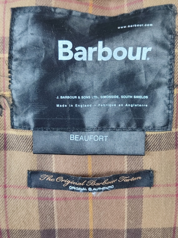 Barbour Vintage brown Beaufort jacket C44/112 cm … - image 9