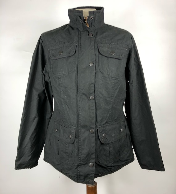 Giacca corta nera Unisex Barbour Utility Wax jacke