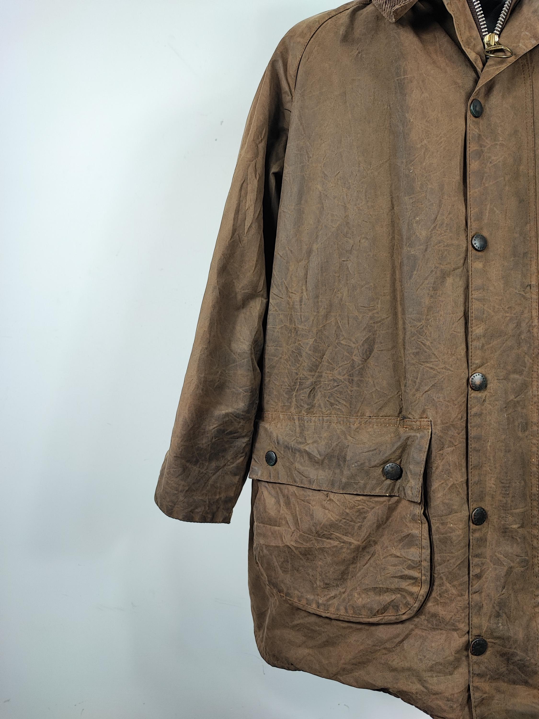 RARE Barbour Solway Zipper Waxed C46/117 Cm Xlarge- Man RARE Barbour Solway Zipper Waxed C46/117 Cm Xlarge- Man