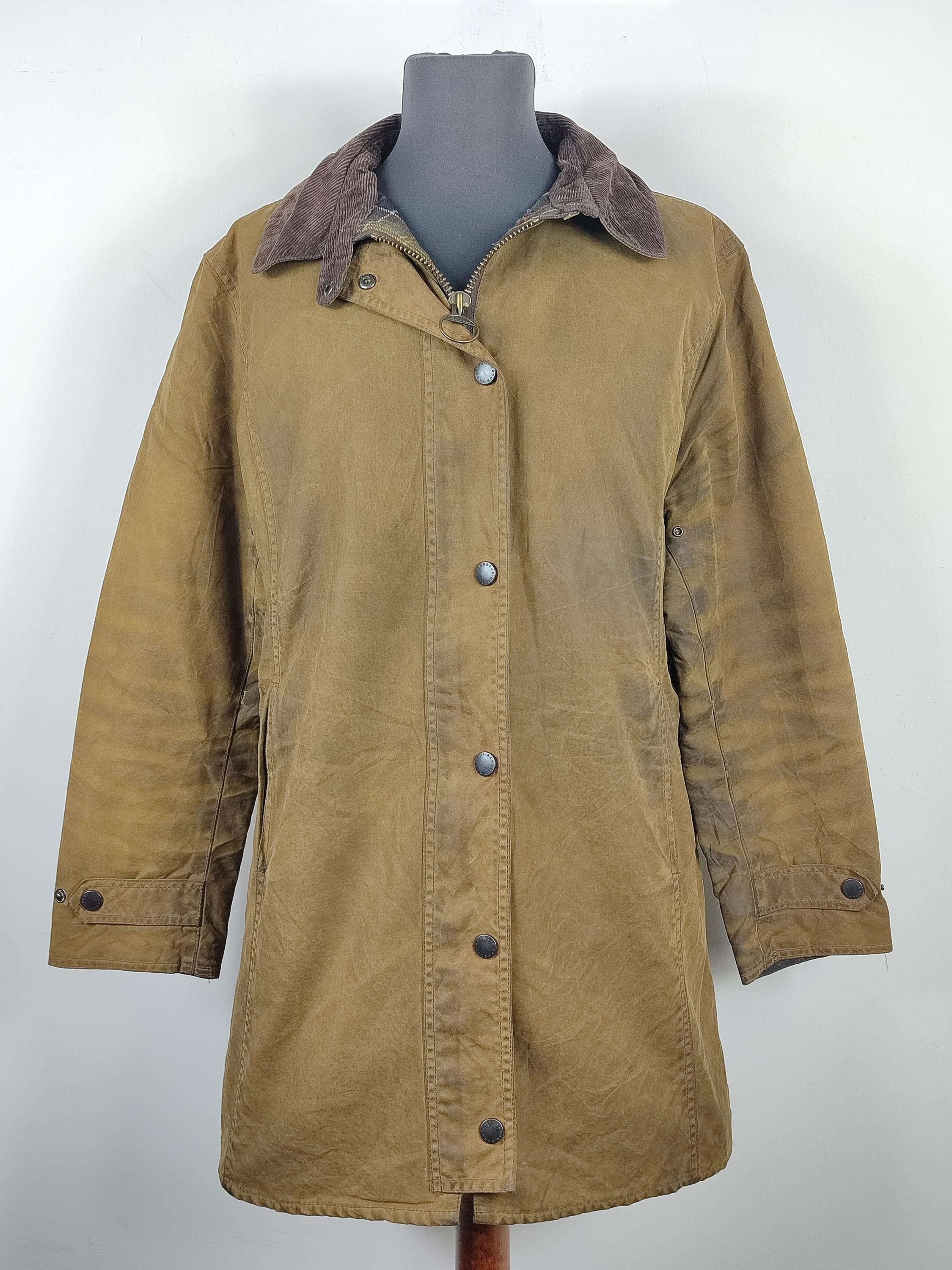Barbour Unisex Beige Newmarket Waxed Jacket UNISEX Size 48 Dark
