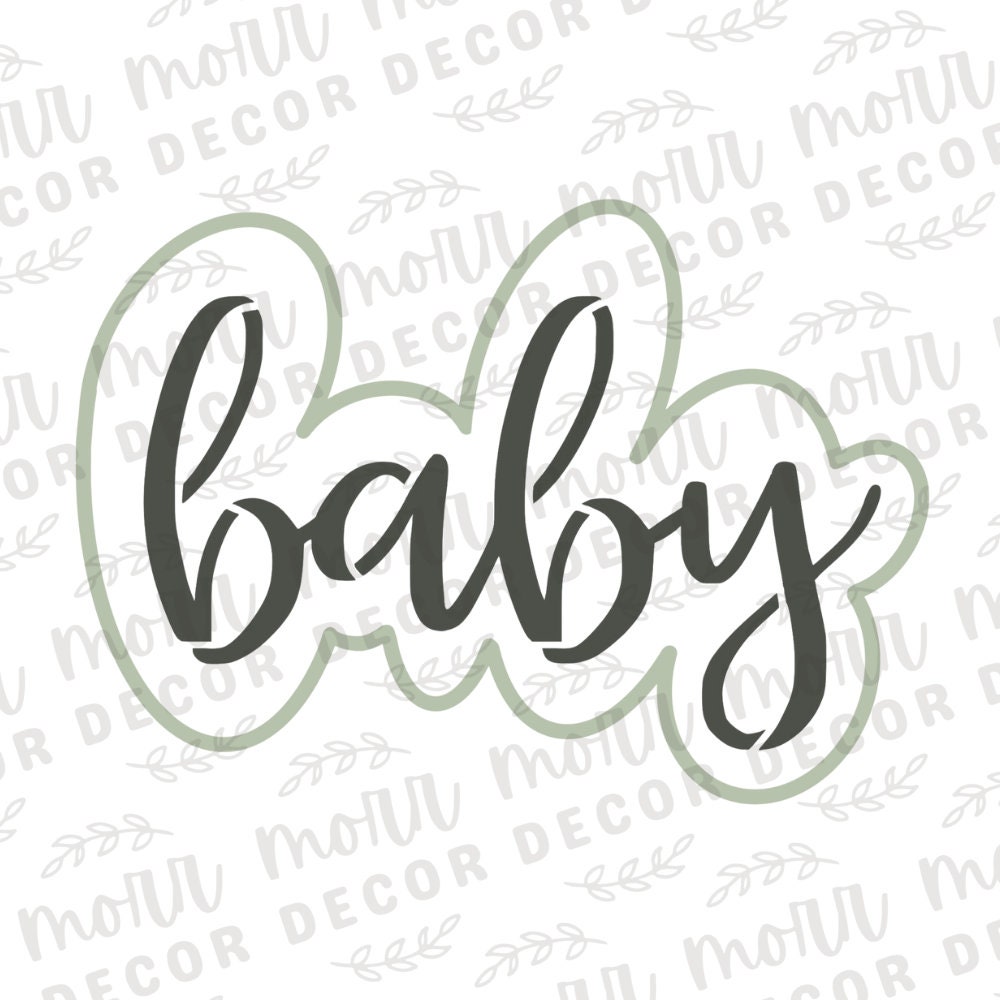 Baby Cookie Stencil And Cookie Cutter Baby Shower Cookie Etsy baby-cookie-stencil-and-cookie-cutter-baby-shower-cookie-etsy